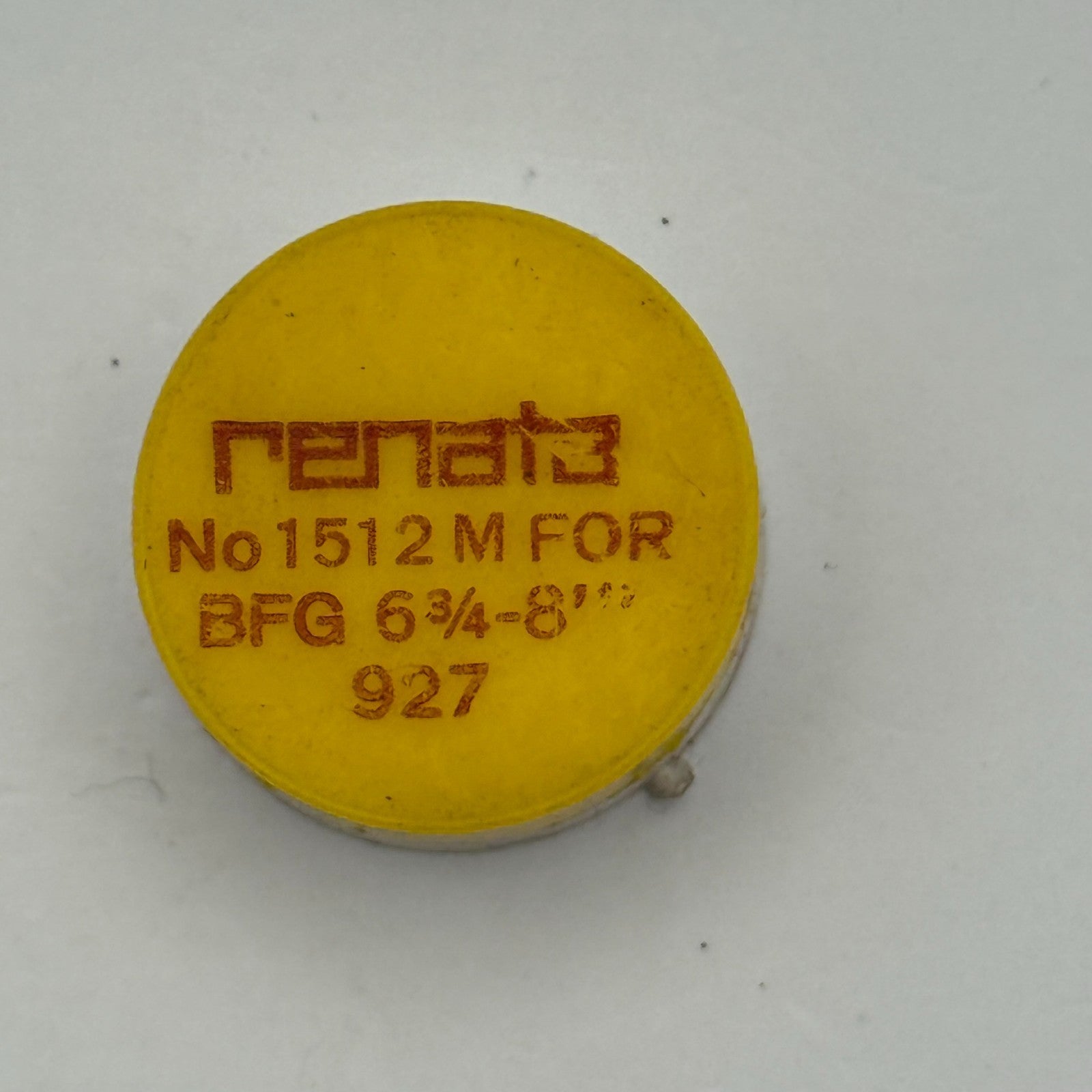 BFG 927 Balance Wheel Complete And Spring 6 3/4 - 8''' Watch Movement Parts 