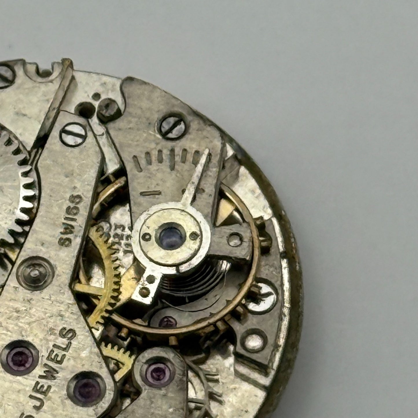 AS 1123 1124 Watch Movement Avia Manual Wind Vintage Swiss Parts Repair 25mm