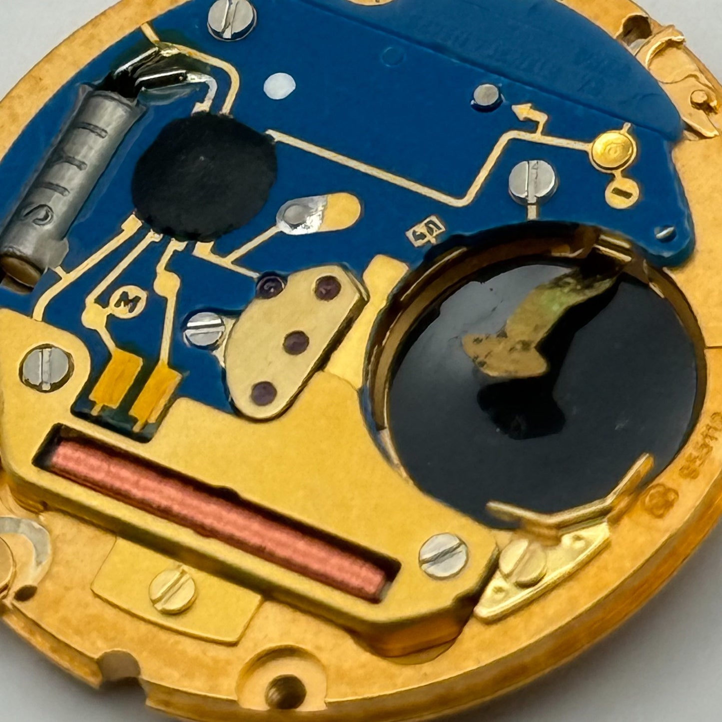 ETA 955.112 Quartz Watch Movement 7 Jewels Swiss Vintage Parts Repair 26.1mm