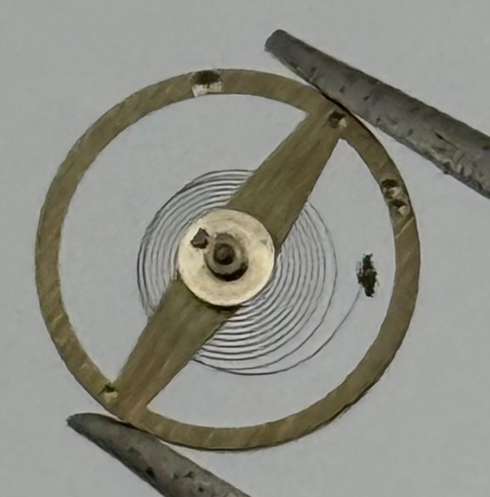 AS 976 1012 Balance Wheel Complete And Spring  532 M Watch Movement Parts 