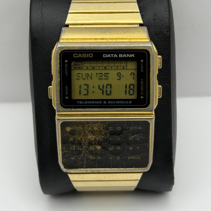 Casio Quartz Watch DBC-610 Data Bank Telememo Vintage 33mm Working Digital