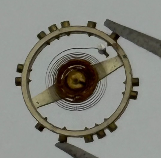 FHF 60 Balance Wheel Complete And Spring 6/8''' 200 M Watch Movement Parts