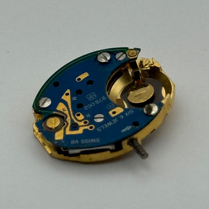 ETA 978.002 Quartz Watch Movement Incomplete Swiss Ladies Vintage Parts Repair