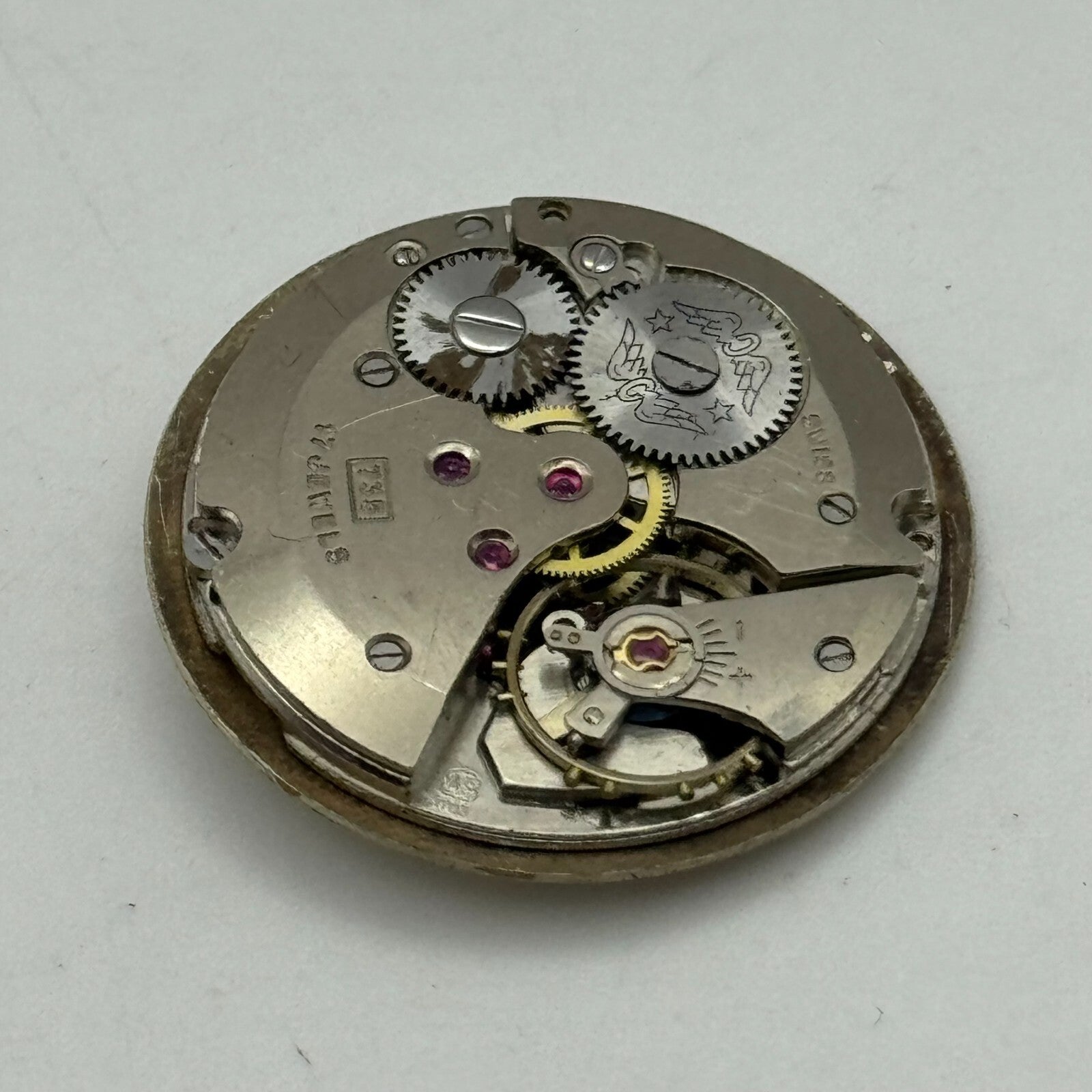 26mm Mens Rotary AS 1703 Good Balance Manual Wind Watch Movement PARTS REPAIR
