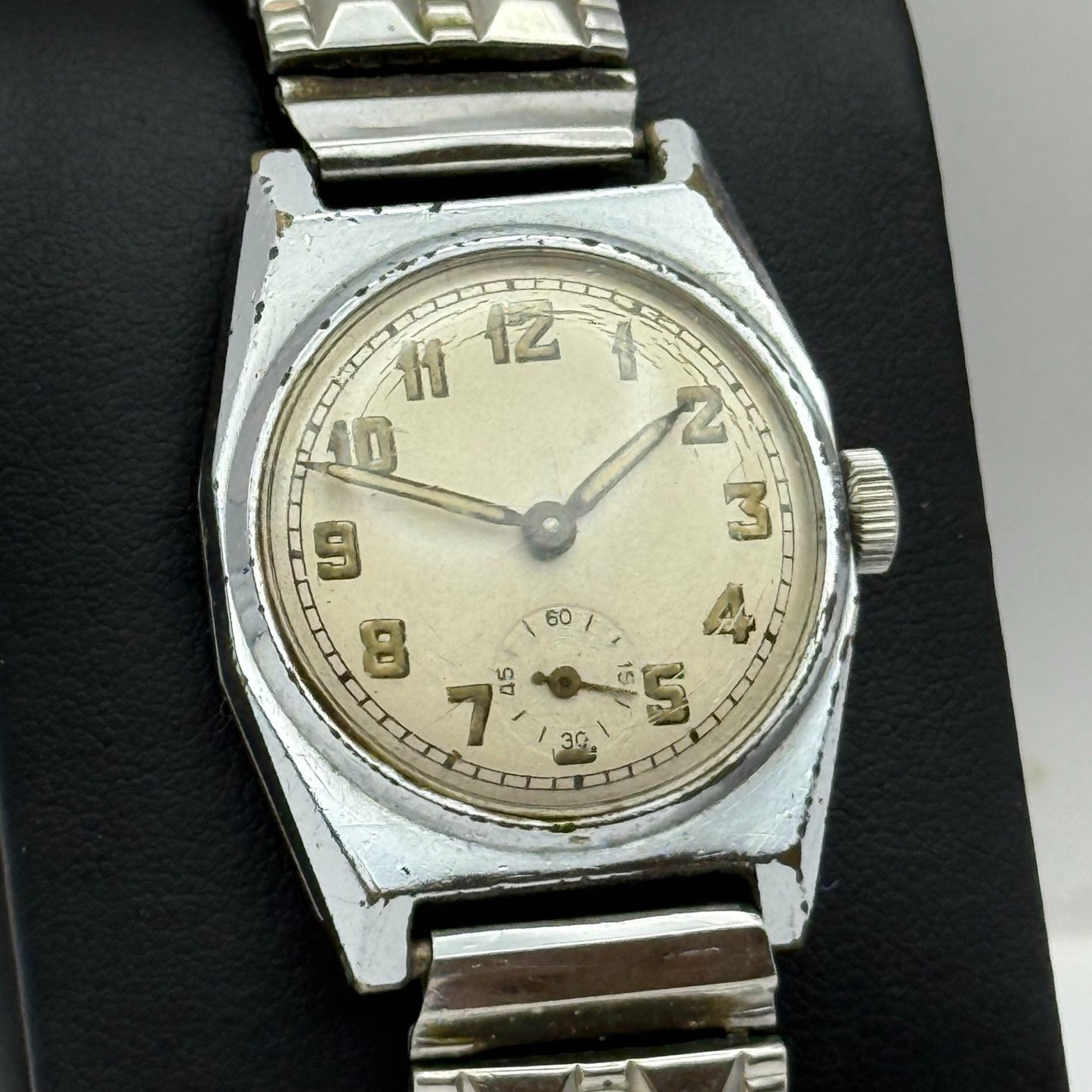 28mm Running Vintage S.G.D.G Pierce Watch Co Military Style Watch PARTS REPAIR