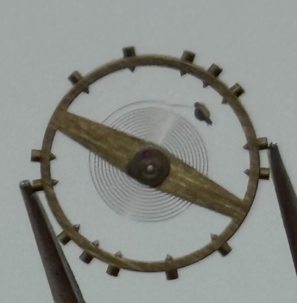 Felsa 4000 Balance Wheel Complete And Spring  965 M Watch Movement Parts NOS