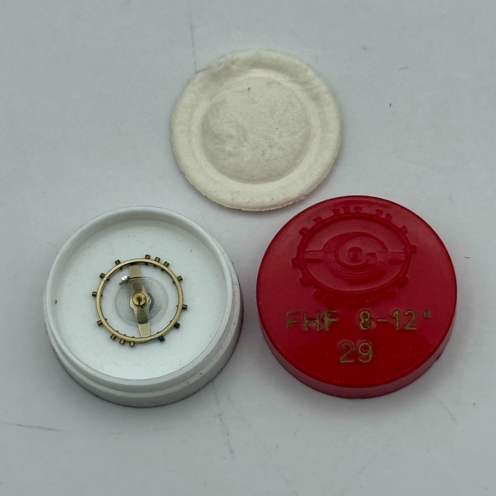 FHF 29 Balance Complete 8-12''' Renata Watch Movement Parts Vintage NOS