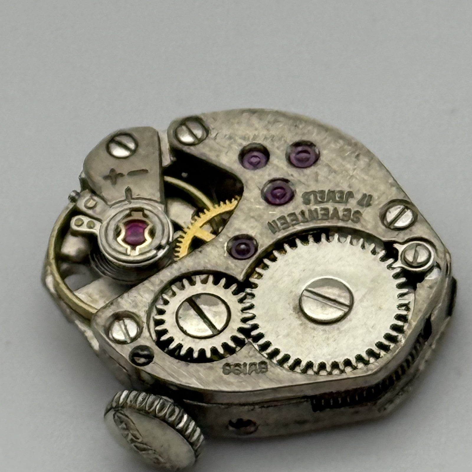 15.2mm Running Vintage Gruen Precision ST Standard 69 Watch Movement PARTS