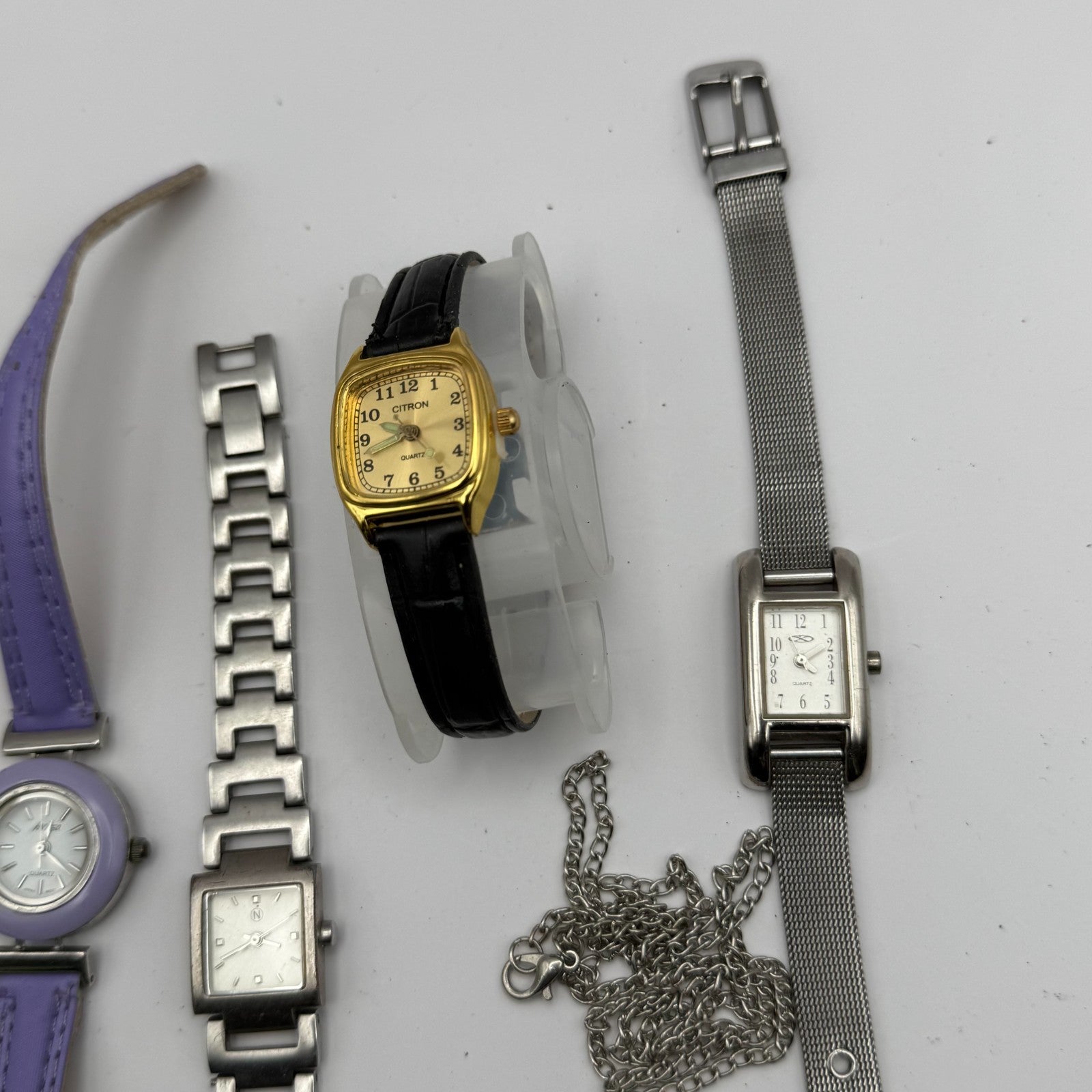 Bundle Of 7 Quartz Watches Job Lot Modern / Vintage Untested Parts / Repair