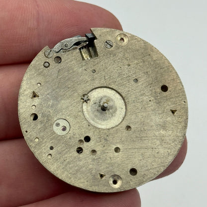 41.5mm 10 Jewels Unidentified Interesting Vintage Pocket Watch Movement PARTS