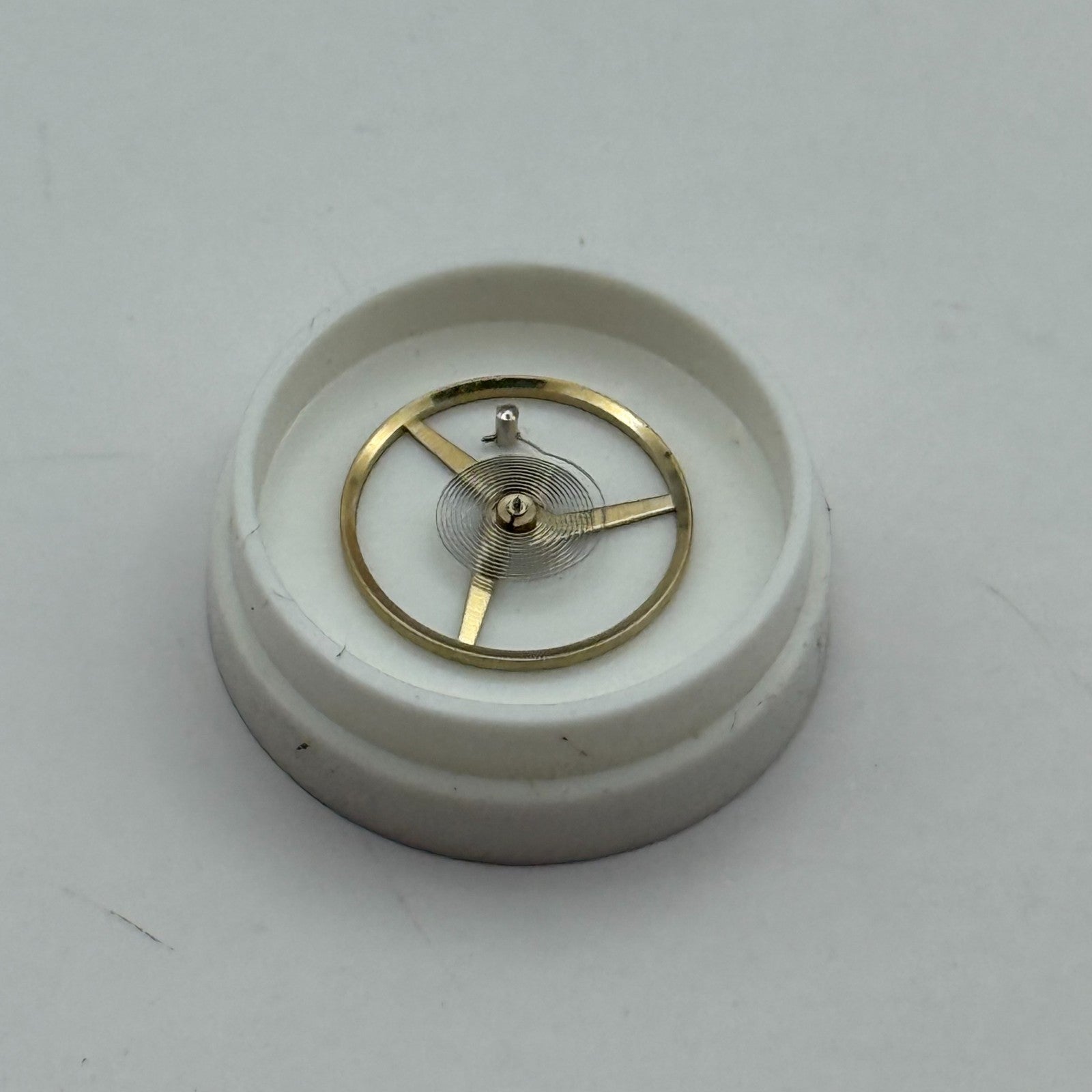 Felsa 4000 4010 Balance Wheel Complete And Spring 1435 M Watch Movement Parts 