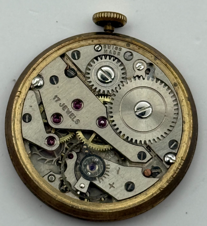 AS 1002 984 Watch Movement Aristo Manual Wind Vintage Swiss Parts Repair 27.7mm