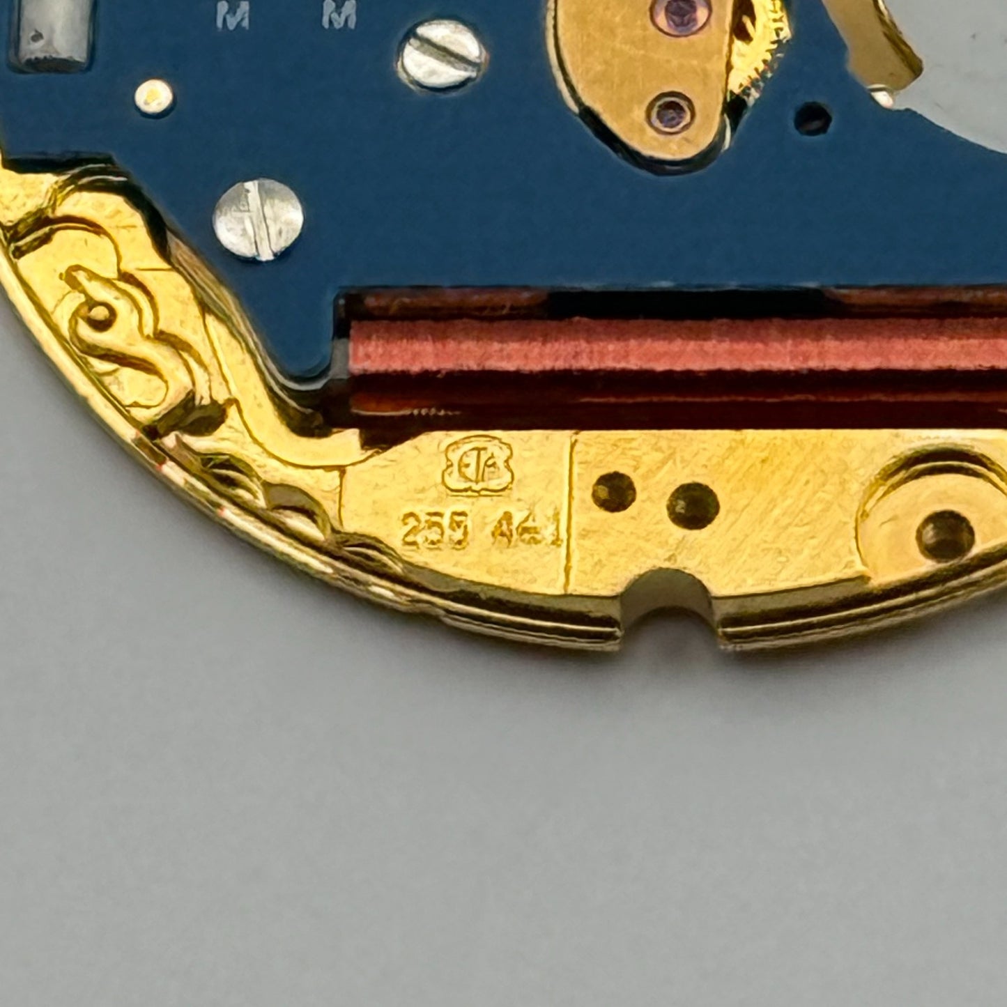 ETA 255.441 Quartz Watch Movement 6 Jewels Vintage Swiss Parts Repair 23.8mm