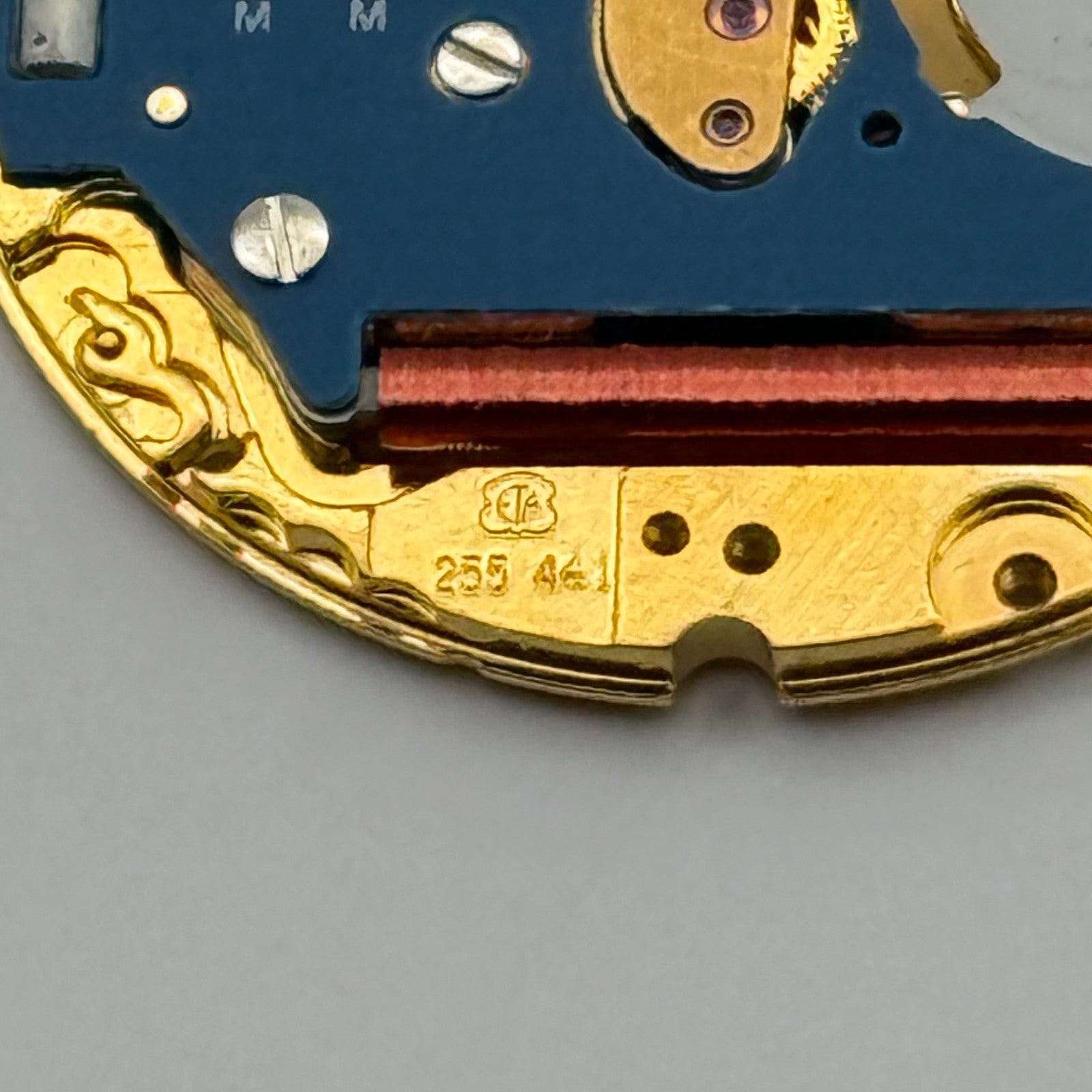 ETA 255.441 Quartz Watch Movement 6 Jewels Vintage Swiss Parts Repair 23.8mm