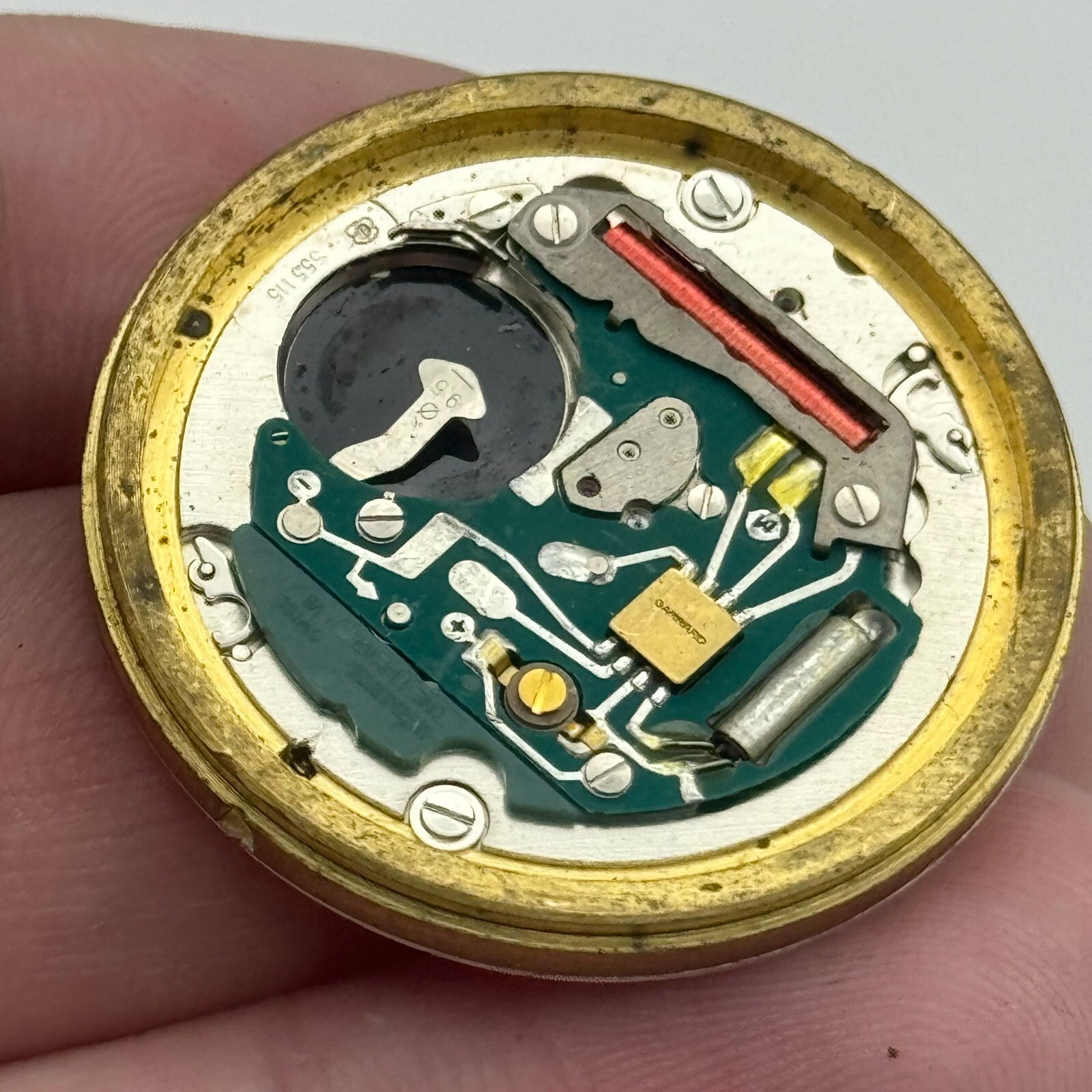 31.5mm Men’s Garrard ETA 555.115 Quartz Watch Movement Vintage PARTS SPARES