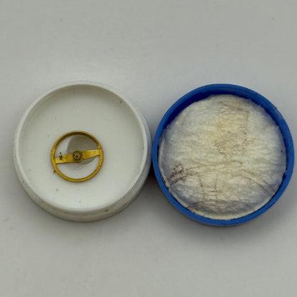GSW 60 Balance Wheel Complete And Spring 5 1/2''' 1068 M Watch Movement Parts 