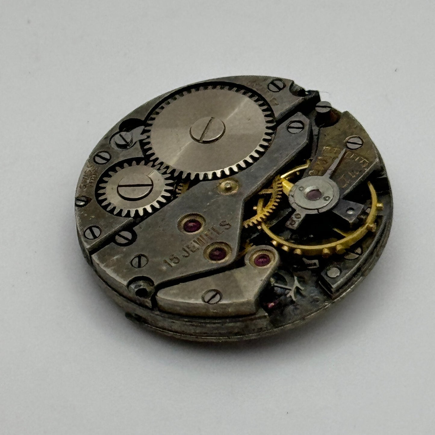 23.6mm AS 984 A Schild 15 Jewels Manual Wind Watch Movement Swiss Vintage PARTS