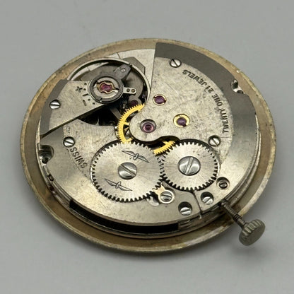 AS 1702/03 Rotary Date Watch Movement Manual Wind Vintage Parts Repair 25.8mm