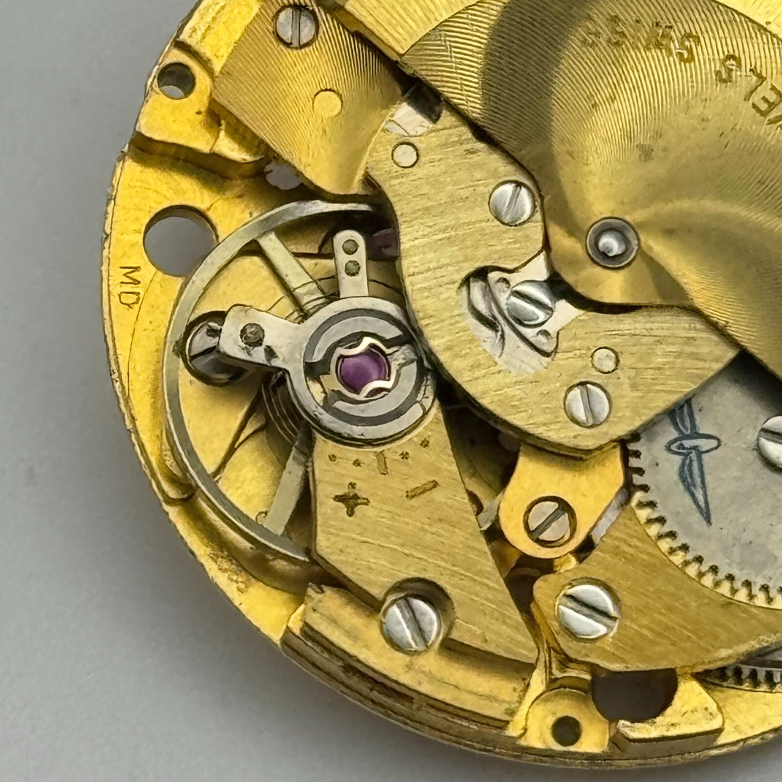 26mm Men's AS 2066 Automatic 15 Jewels Vintage Swiss Watch Movement PARTS SPARES
