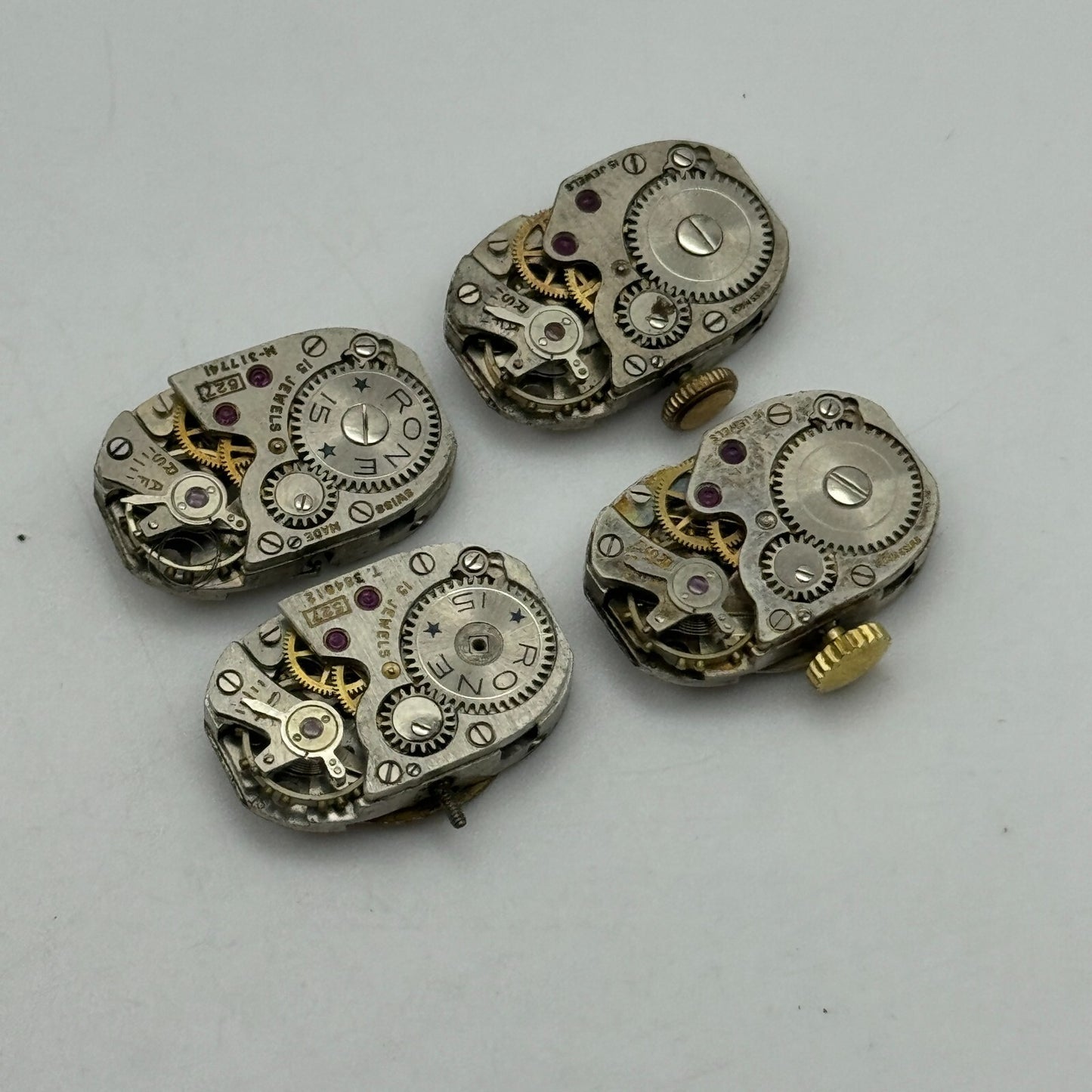 12.8mm 4 x FHF 75 Ladies Manual Wind 15 Jewels Swiss Watch Movement PARTS SPARES