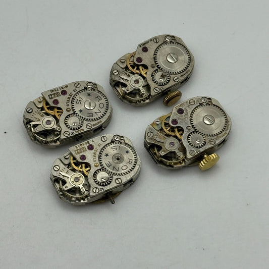 12.8mm 4 x FHF 75 Ladies Manual Wind 15 Jewels Swiss Watch Movement PARTS SPARES