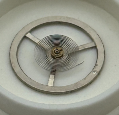 EB 8021 Balance Wheel Complete And Spring 10 1/2''' 1253 Watch Movement Parts 