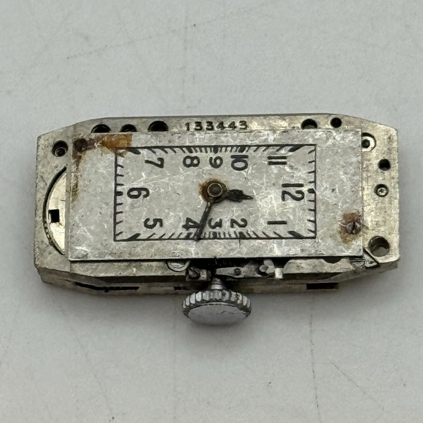 12.3mm Cyma Tavannes Cal 344.2 High Quality Tank Watch Movement Parts Repair