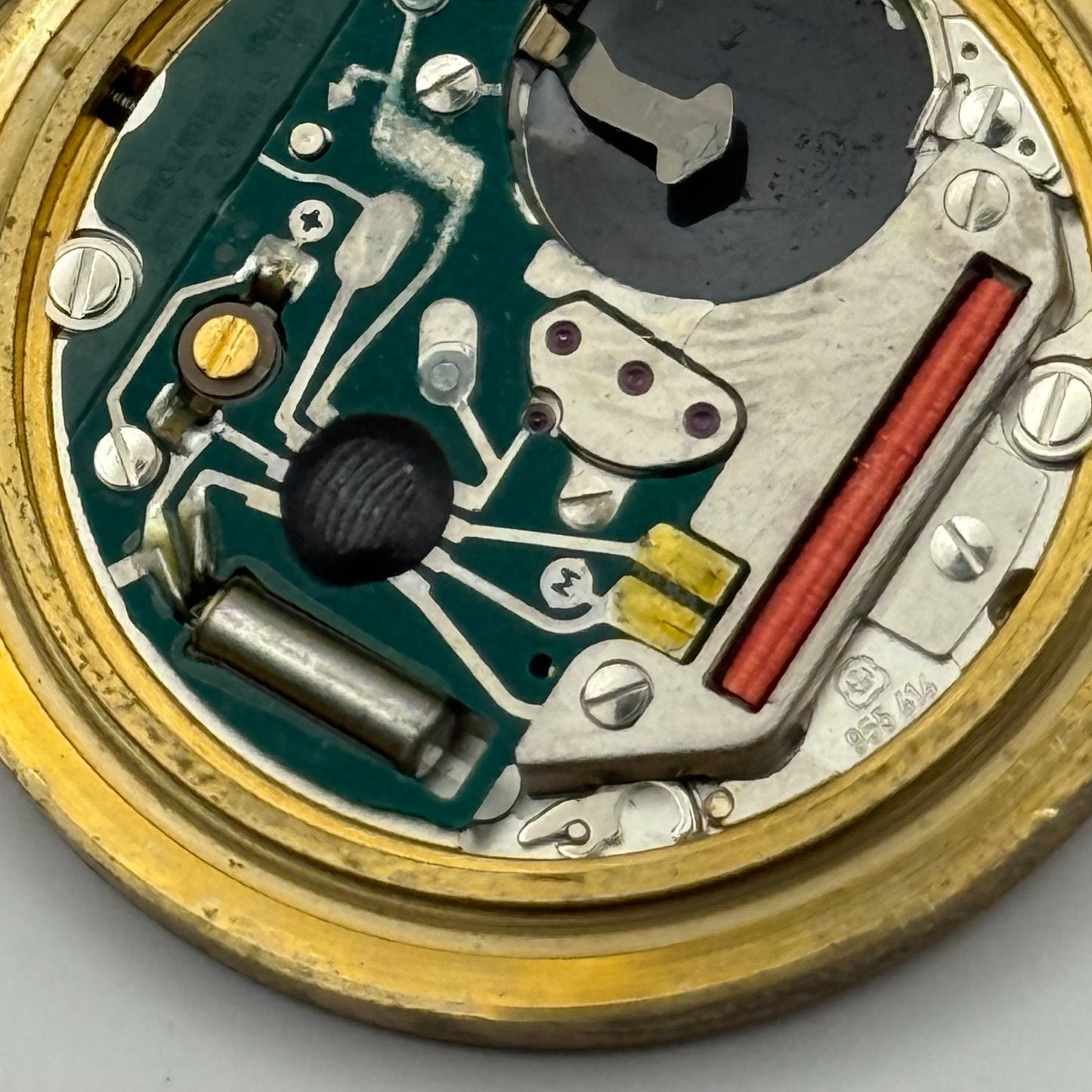 ETA 955.414 Quartz Watch Movement Rotary Date Vintage Swiss Parts Repair 30.9mm
