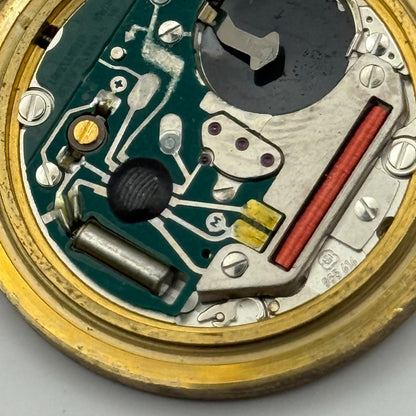ETA 955.414 Quartz Watch Movement Rotary Date Vintage Swiss Parts Repair 30.9mm