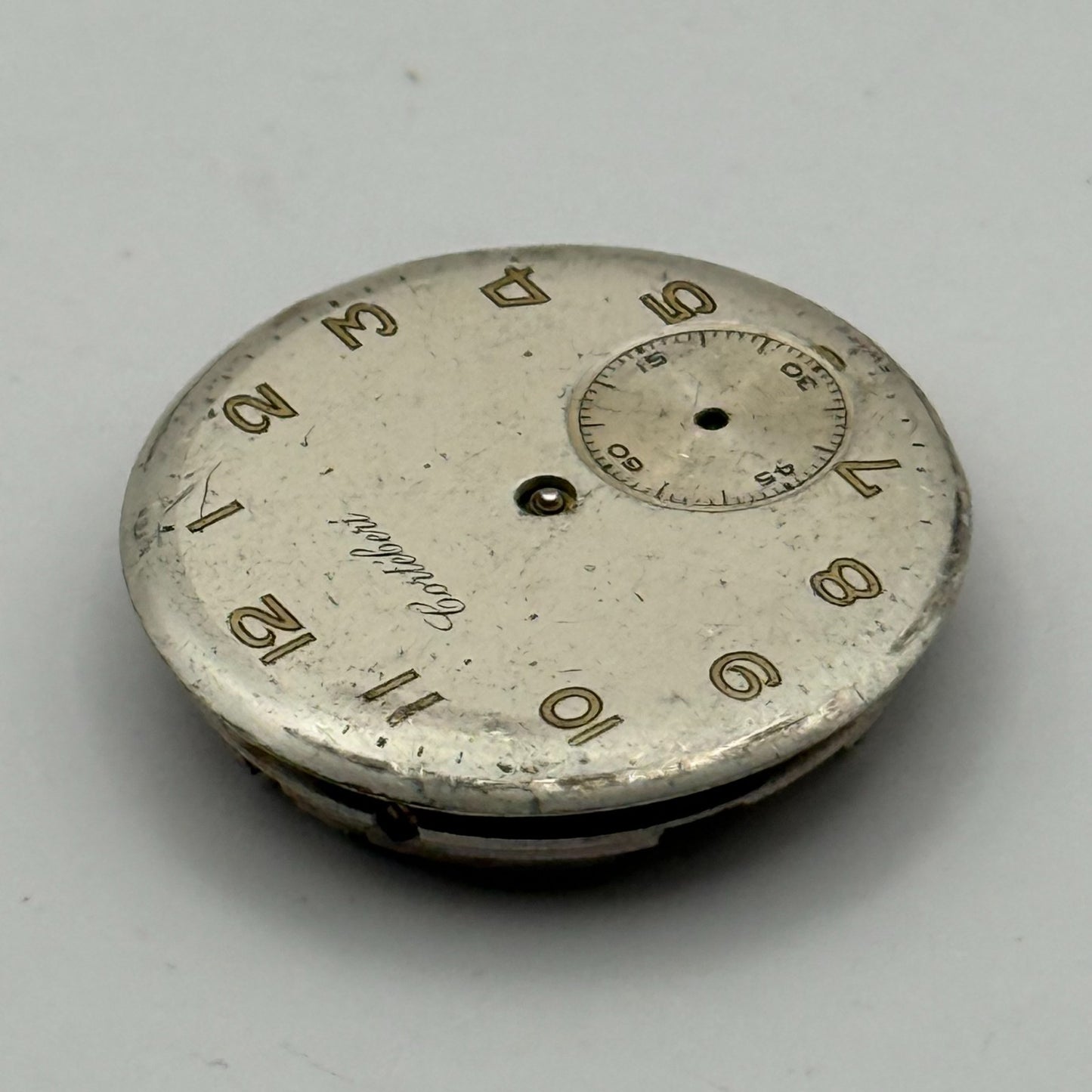 Cortebert Cal 665 Watch Movement 15 Jewels Sub Seconds Manual Wind Parts 25.3mm