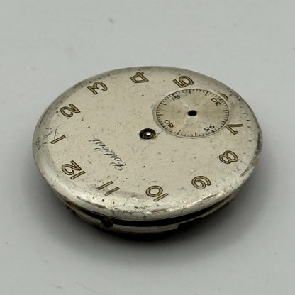 Cortebert Cal 665 Watch Movement 15 Jewels Sub Seconds Manual Wind Parts 25.3mm