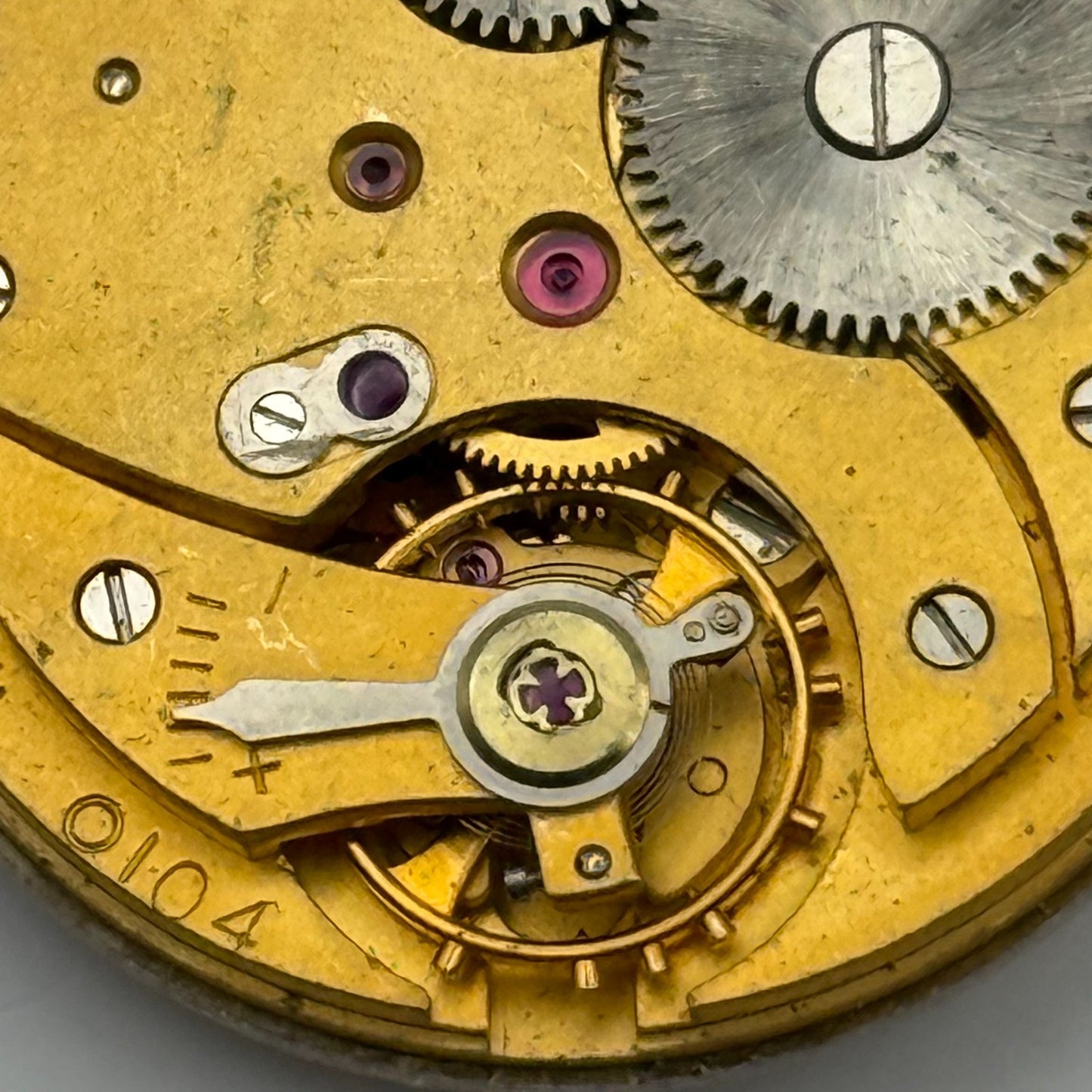 Smiths Imperial Cal 0104 Watch Movement Manual Wind Vintage Parts Repair 27.2mm