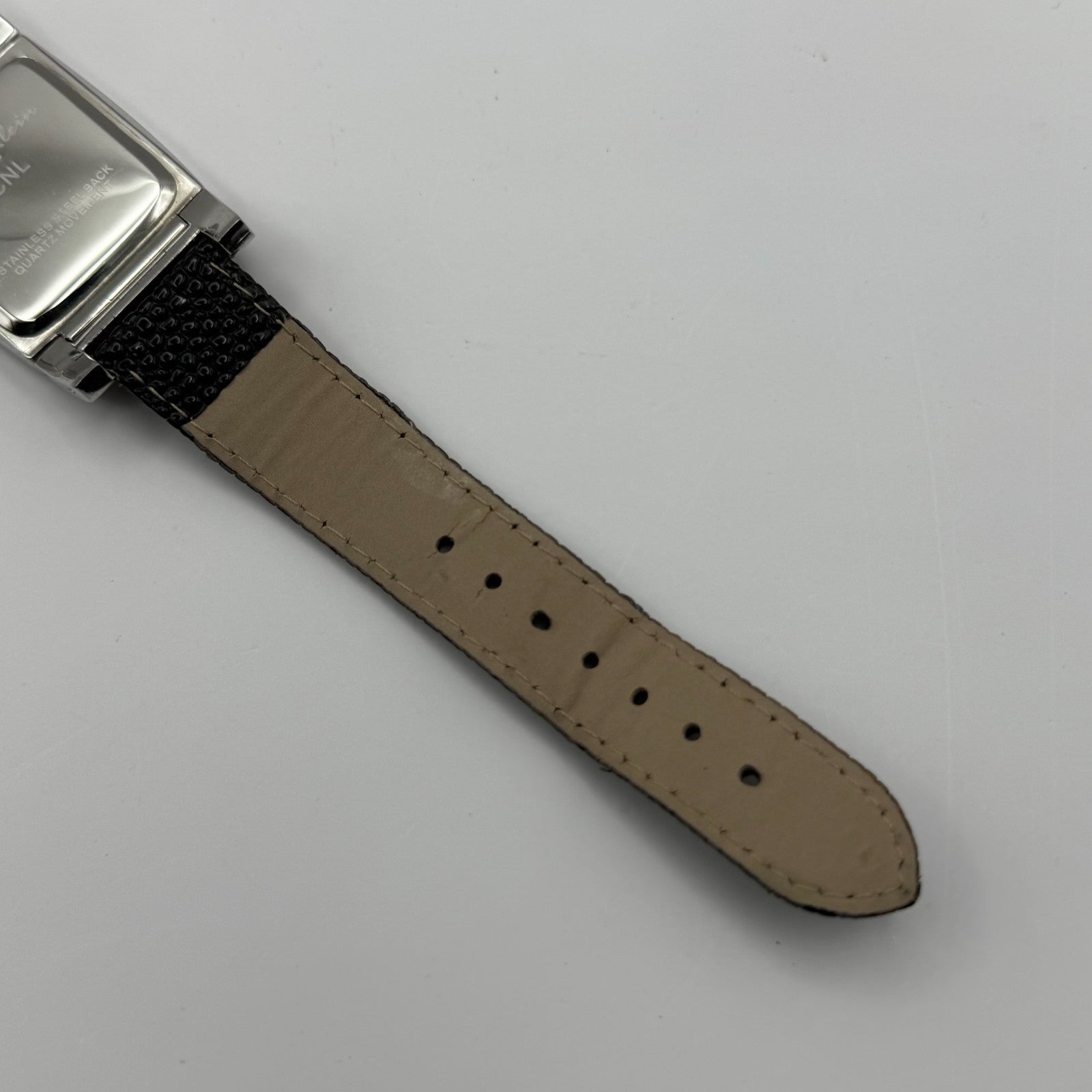 Ralph Klein CNL Ladies Quartz Watch Black Dial Crystal Bezel Working 29mm