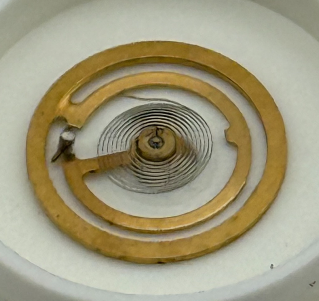 EB 8021 Balance Wheel Complete And Spring  10½’’’ 1253 Watch Movement Parts NOS