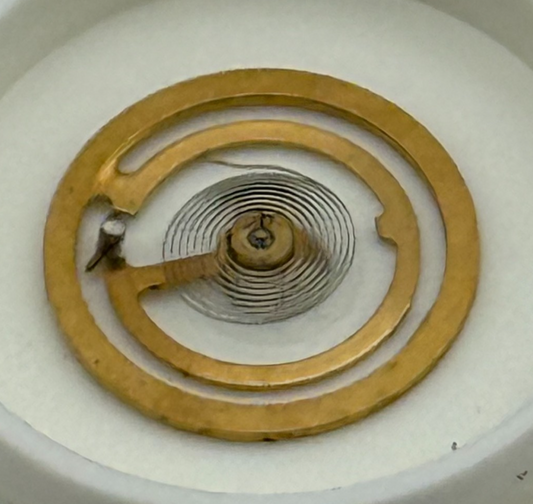 EB 8021 Balance Wheel Complete And Spring  10½’’’ 1253 Watch Movement Parts NOS