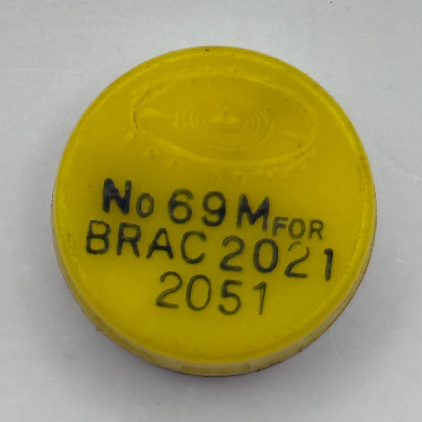 Brac 2021 2051 Balance Wheel Complete And Spring 69 M Watch Movement Parts NOS