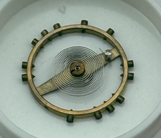 AS 984 Balance Wheel Complete And Spring 10 1/2''' 30 M Watch Movement Parts NOS