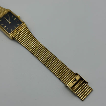 Limit Ladies Quartz Watch Black Dial Gold Tone Bracelet 24mm PARTS REPAIR