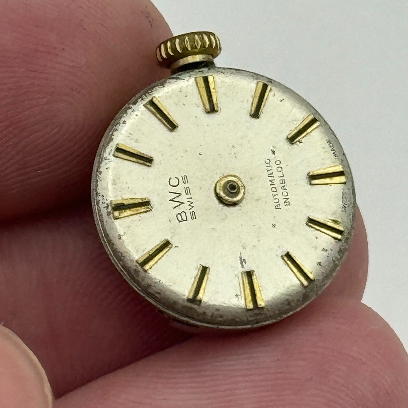 17.4mm BWC ETA 2550 Swiss Manual Wind 21 Jewels Watch Movement PARTS REPAIR