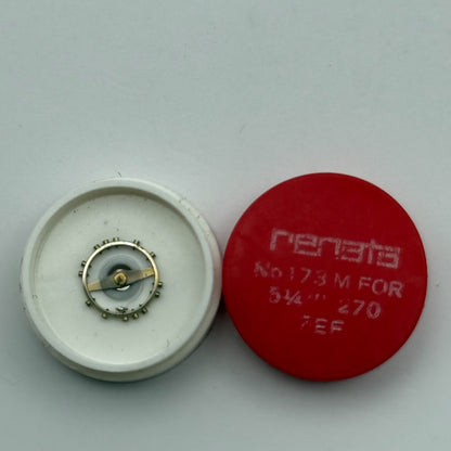 FEF 270 Balance Wheel Complete And Spring 5¼’’’ 173 M Watch Movement Parts NOS
