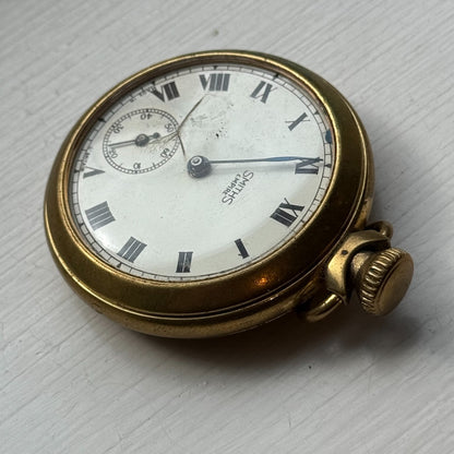 51mm Vintage Smiths Empire 609 EM Britain Made Pocket Watch PARTS REPAIR