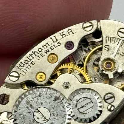 6.5L Waltham Grade No. 659 Model L-6.5 American Watch Movement PARTS SPARE