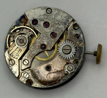 23.6mm Vintage FHF 150 15 Jewels Balance Ok Watch Movement PARTS REPAIR