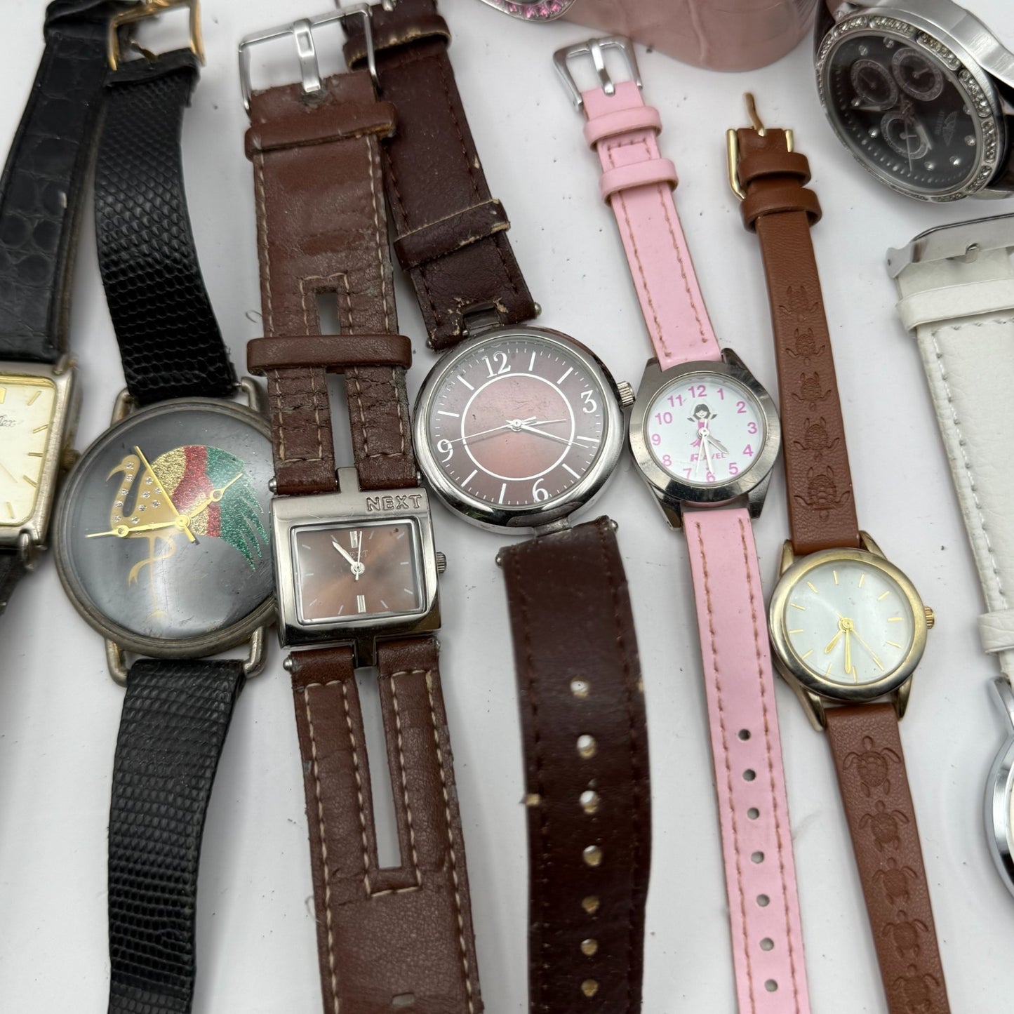 Bundle Of 15 Quartz Watches Job Lot Modern / Vintage Untested Parts / Repair