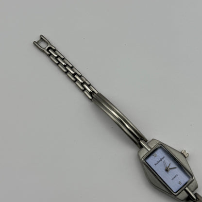 Buckingham Ladies Quartz Watch Purple Dial Silver Tone Bracelet Working 18mm