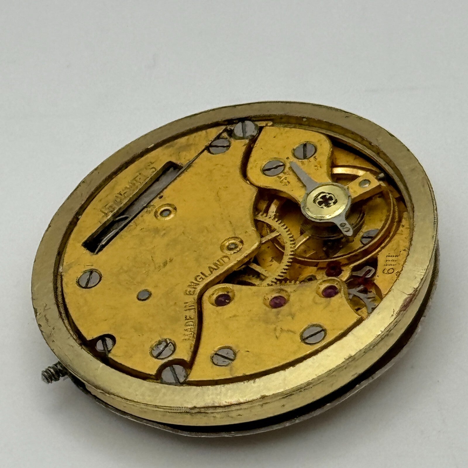 30.5mm Mens Smiths De Luxe Cal 6111 Shockproof Manual Wind Watch Movement PARTS