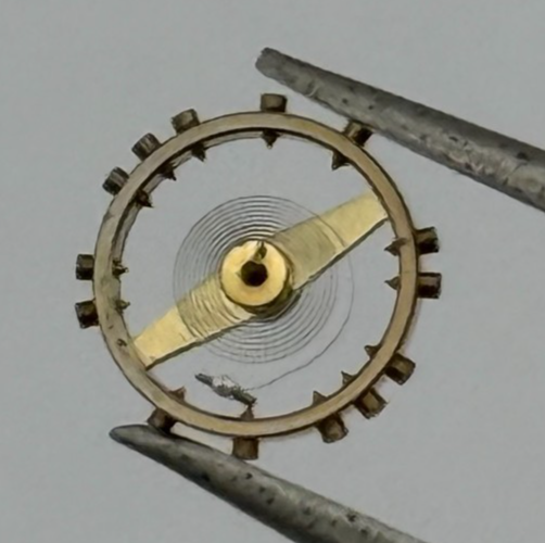 AS 1234 Balance Complete 5''' Inca Renata 1532 M Watch Movement Parts Vintage