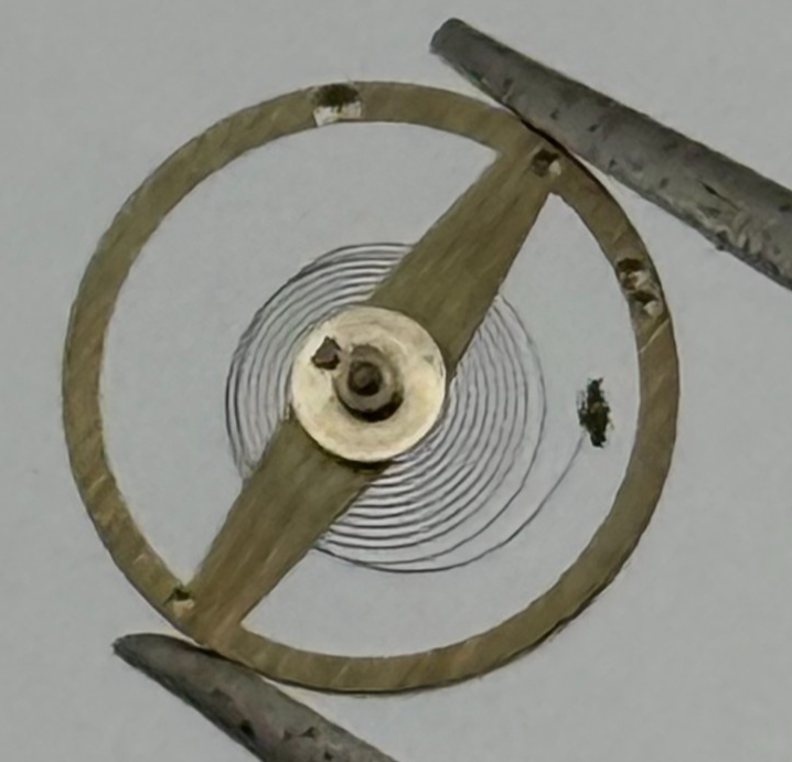 AS 976 1012 Balance Wheel Complete And Spring  532 M Watch Movement Parts 