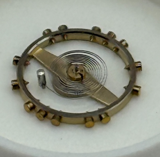 FEF 370 371 Balance Wheel Complete And Spring  176 Watch Movement Parts NOS