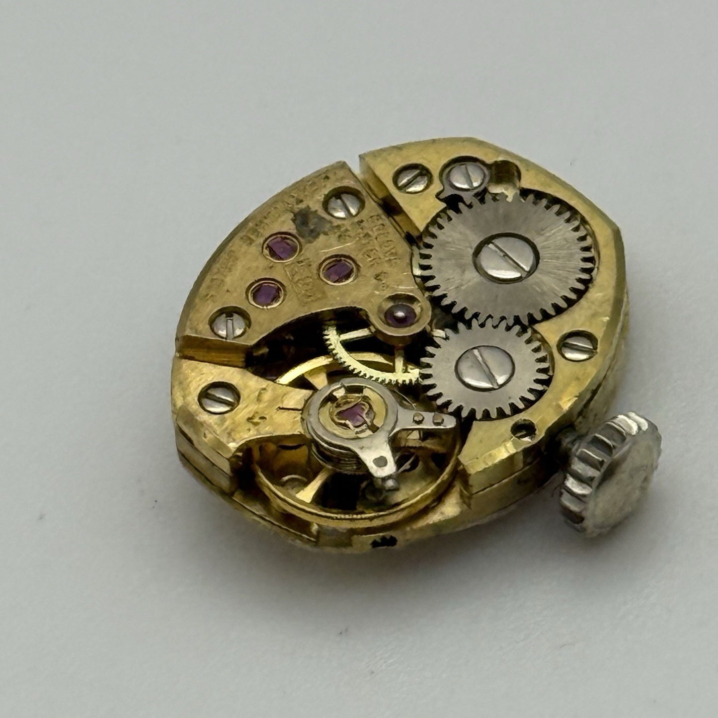 13.1mm Vintage Ladies Bulova 5BD Manual Wind Swiss Watch Movement PARTS REPAIR